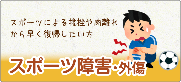 スポーツ障害・外観